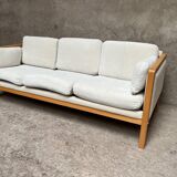 Ensemble canapés fauteuil table basse design 1980