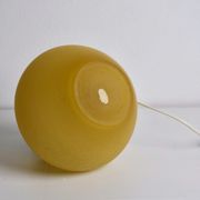 Melarti yellow sandblasted opaline lamp