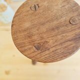 Antique wooden tripod stool