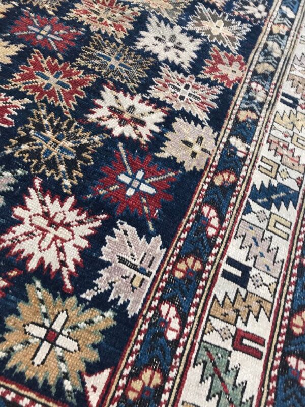 Caucasus Chirwan 19th century rug handmade 105 X 155 CM