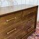 Art Deco style commode from the 1950s in walnut and oak - American manufacturer