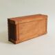 Boîte en bois faite main L25cm