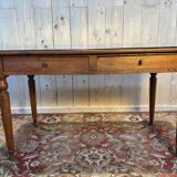 Louis Philippe style oak desk or table