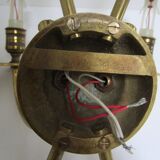 Pair of bronze crossed arrow wall lights Lucien Gau