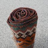 Tapis Kilim d'Orient Shiraz Gashgaï Ancien :   1.50 X 2.85 Mètres -