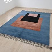 Traditional handmade pure wool rug, size 150 x 250 cm