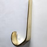 Wall hooks, hooks, 1950s modernist design attributed to carl auböck, vintage, brass