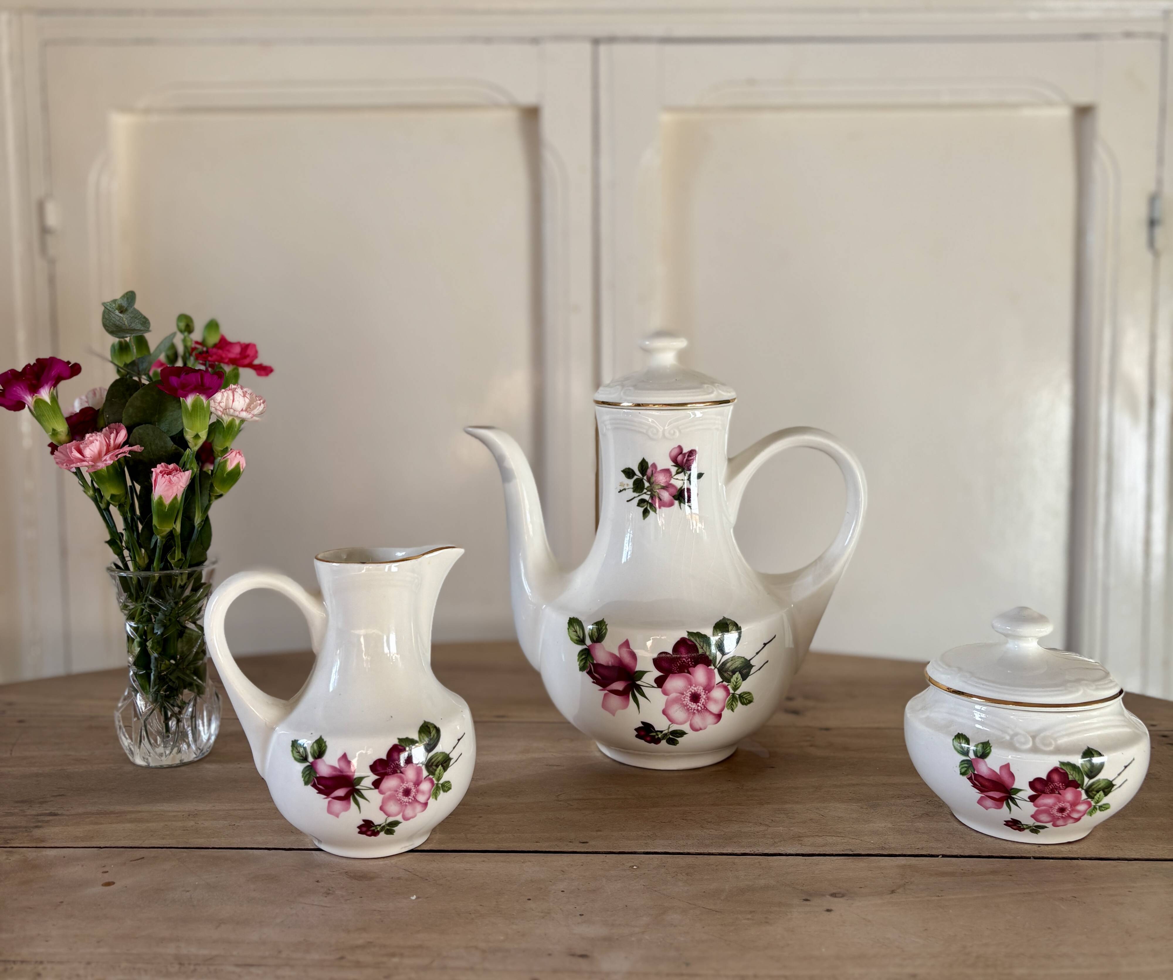 Vintage tea or coffee set - Chinon de Gien model