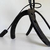 Brutalist 1950s "chain" table lamp