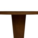 Vintage side table art deco style 80s wood minimalist design