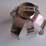 Ceiling light with 8 petals of metal - 70s