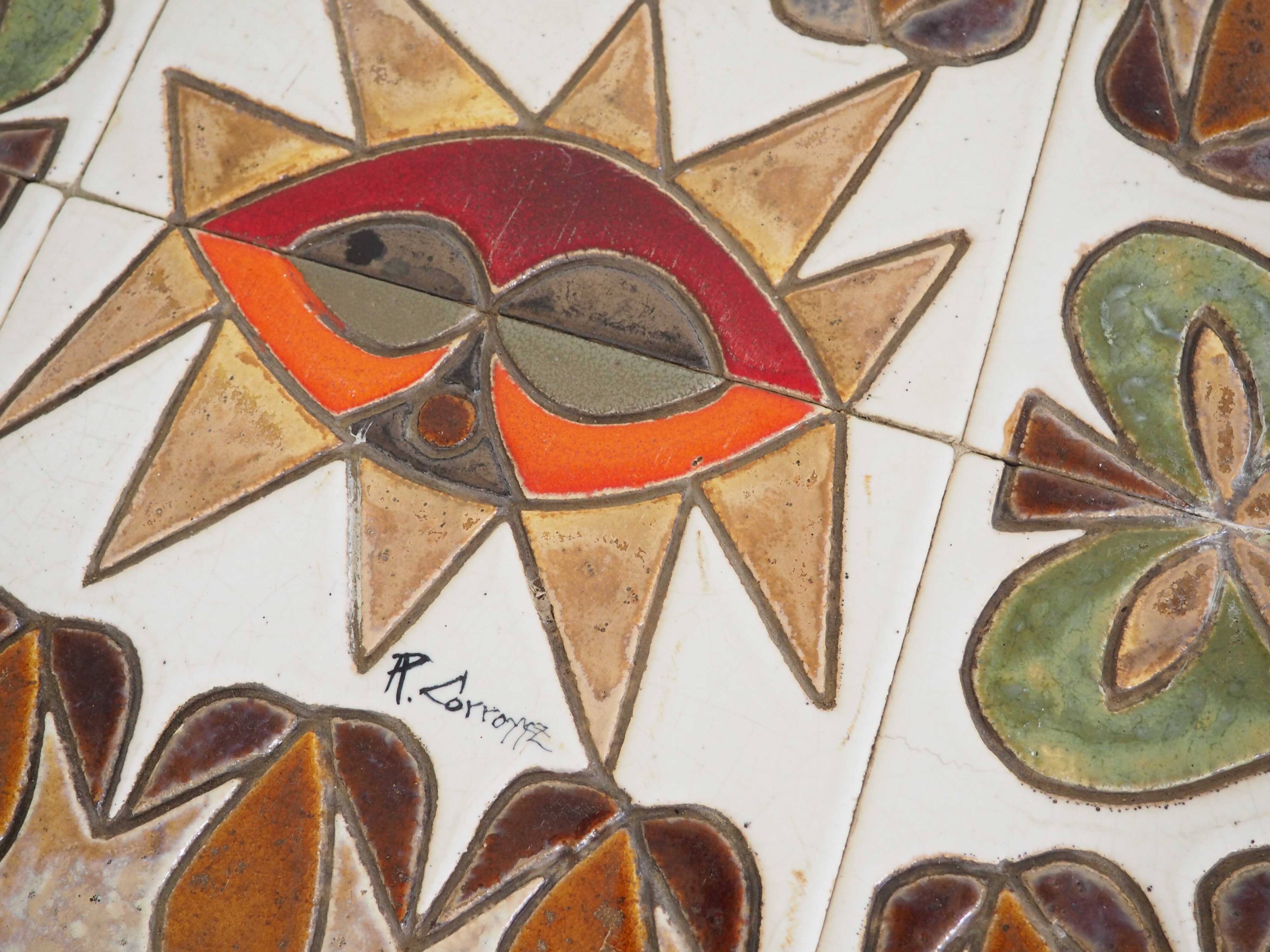 R. Corroyez ceramic coffee table