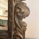 Mirror Frame Terracotta Bronze Patina Rocaille Scrolls Louis XV Style