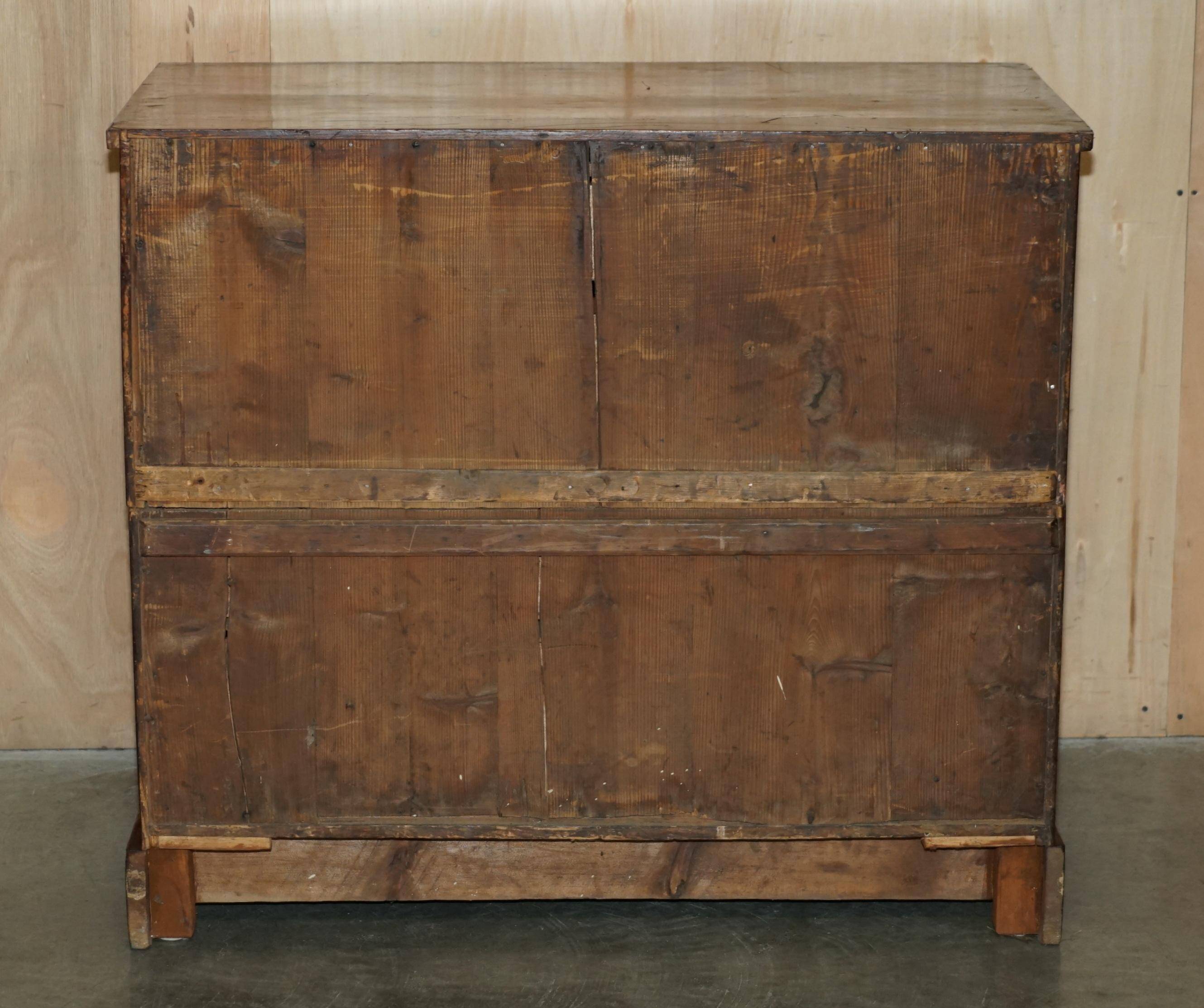 George III Georgian commode attributed to Gillows of Lancaster