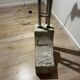 Floor lamp, vintage 1970 in travertine and chrome