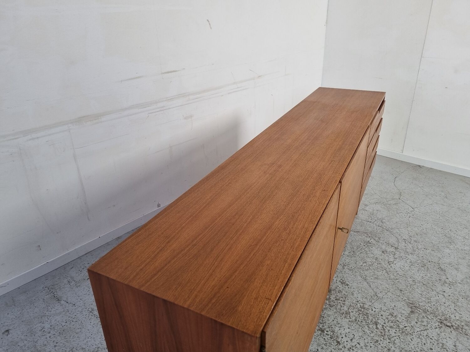 Scandinavian walnut sideboard, 60s