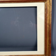 Old frame gilded wood gold leaf 46x35.5 cm, foliage 40x30 cm + master pass SB