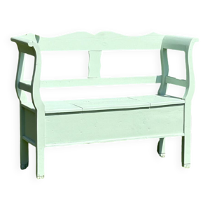 banc coffre restauré