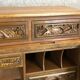 Bureau à cylindre d'inspiration asiatique années 70