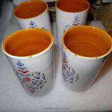 Orangeade service - pottery morocco ghrib salted - uncommon