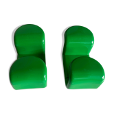 Pairs of Italian design hook Gedy late 1970