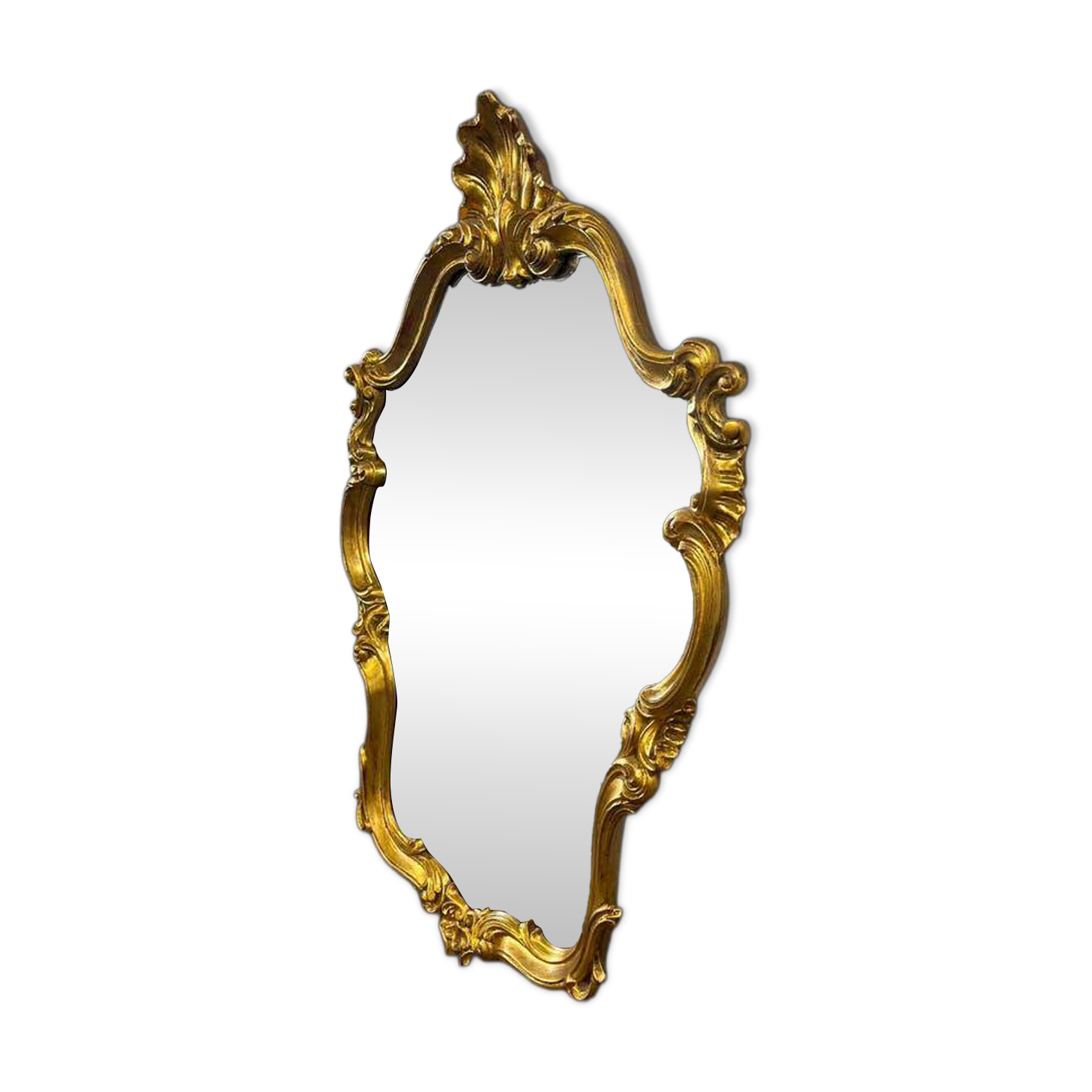 Vintage gold baroque mirror / wall mirror