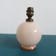 Lamp " ball " in pale pink opaline, Art Deco years 40 50