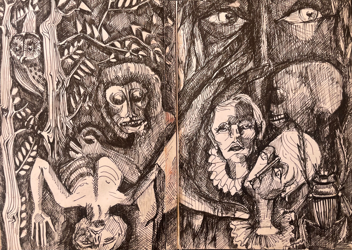 E.Poe XXe book cover study table
