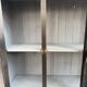 Patinated museum display case