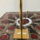 Vintage lucite and brass lamp from the 70s