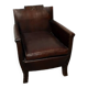 Studded club chair