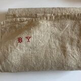 Piece of raw hemp 19th century, reserve linen length 160cm