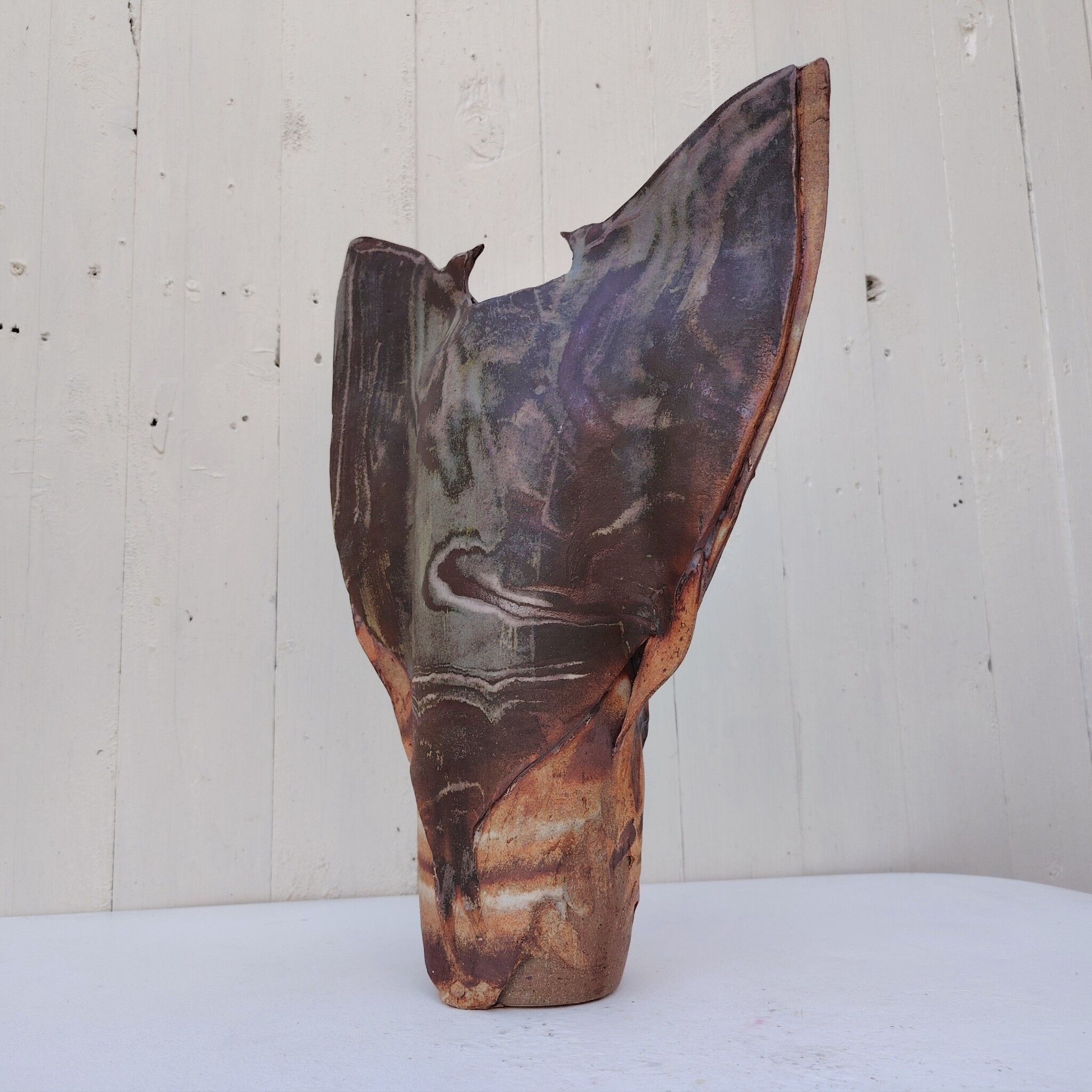 Large ceramic vase, zoomorphic, Alain Rufas
