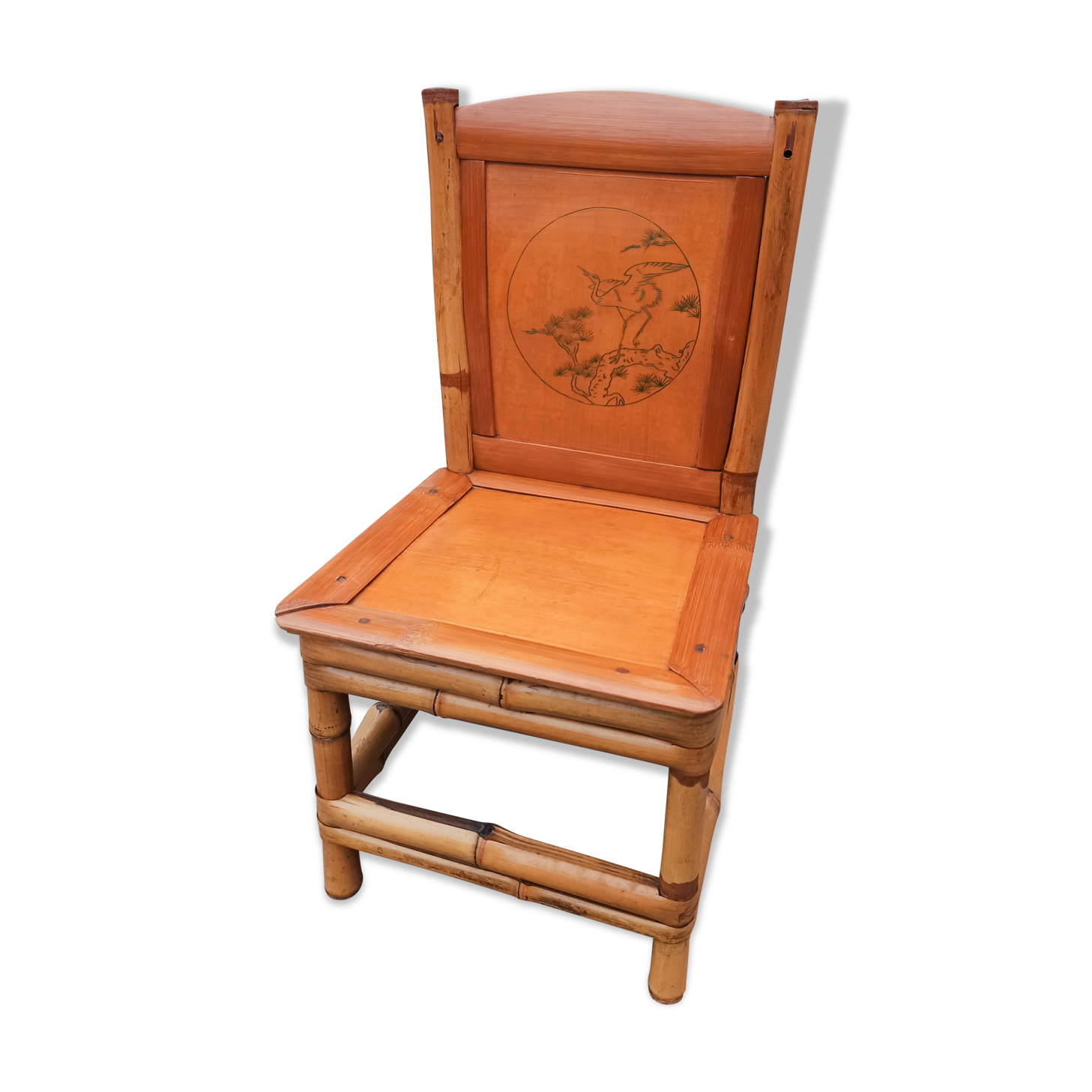 Vintage bamboo chair