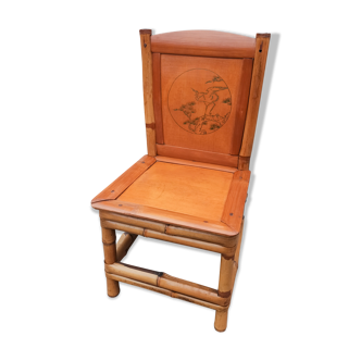 Vintage bamboo chair