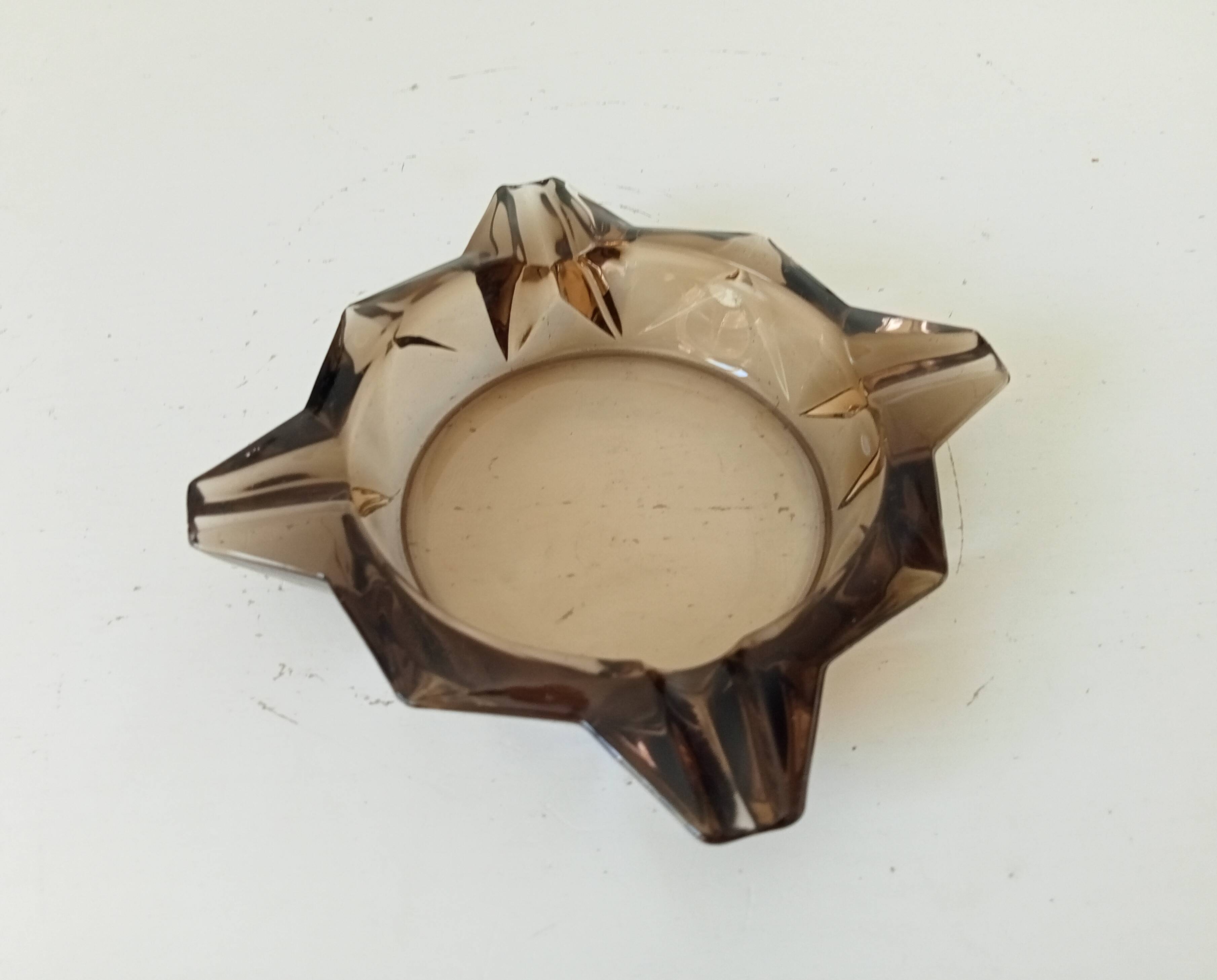 Cendrier Étoile par JG Durand Luminarc années 70
