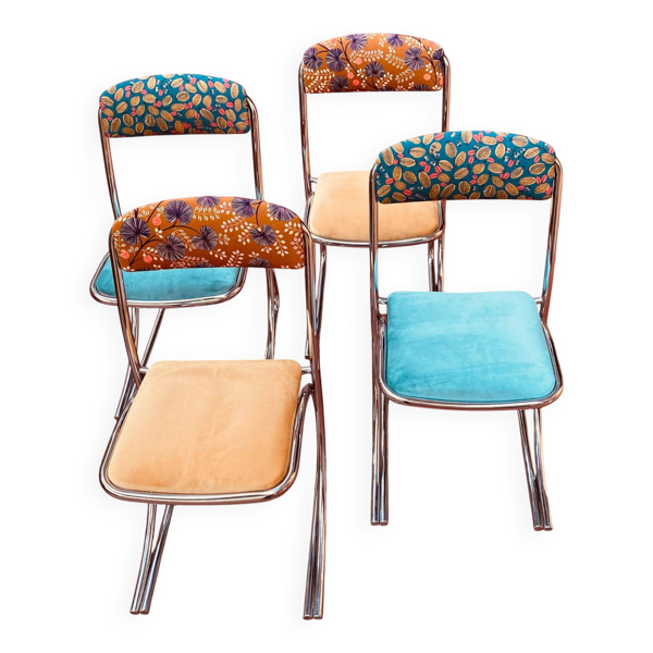 Suite de 4 chaise vintage