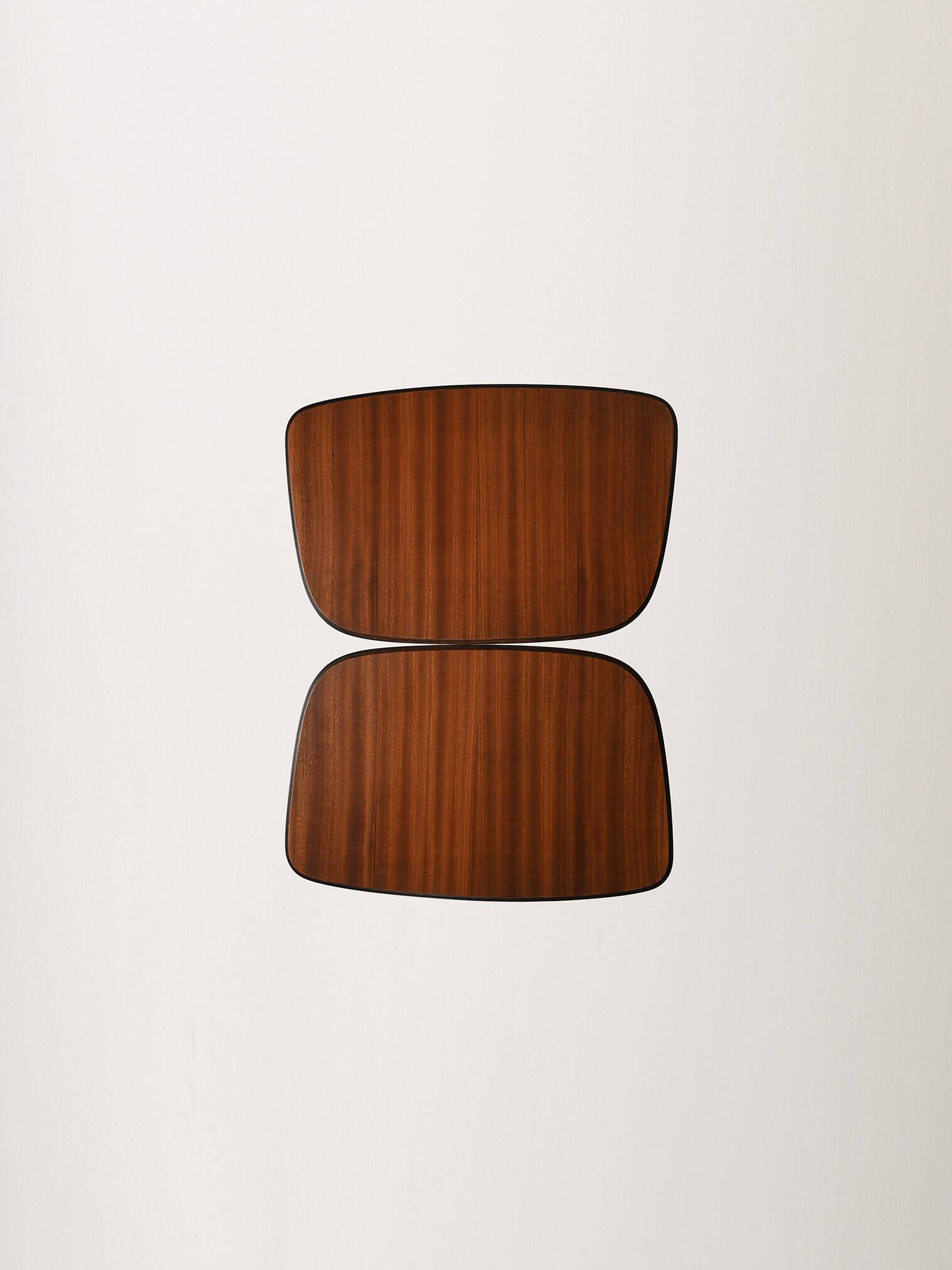 Pair of Scandinavian Mahogany Nightstands, 1950s