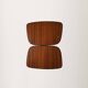 Pair of Scandinavian Mahogany Nightstands, 1950s