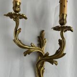 Applique en bronze doré