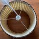 Vintage sisal / jonc de mer pendant light circa 1970's