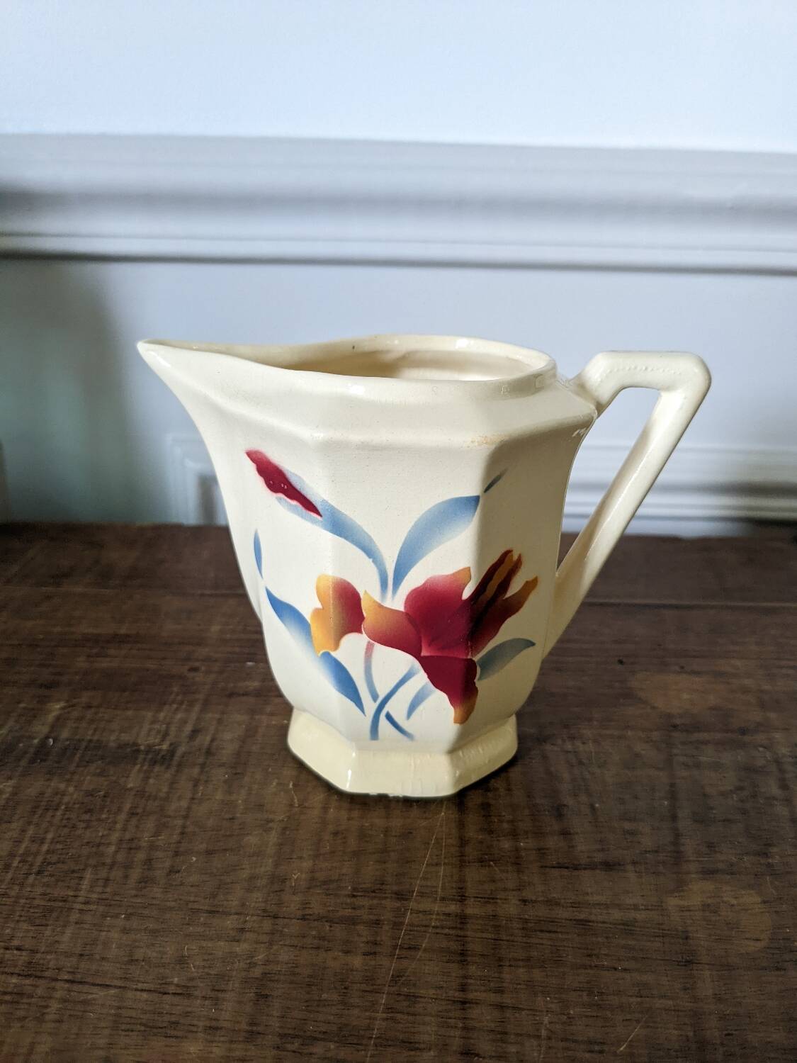 Digoin Sarreguemines milk jug