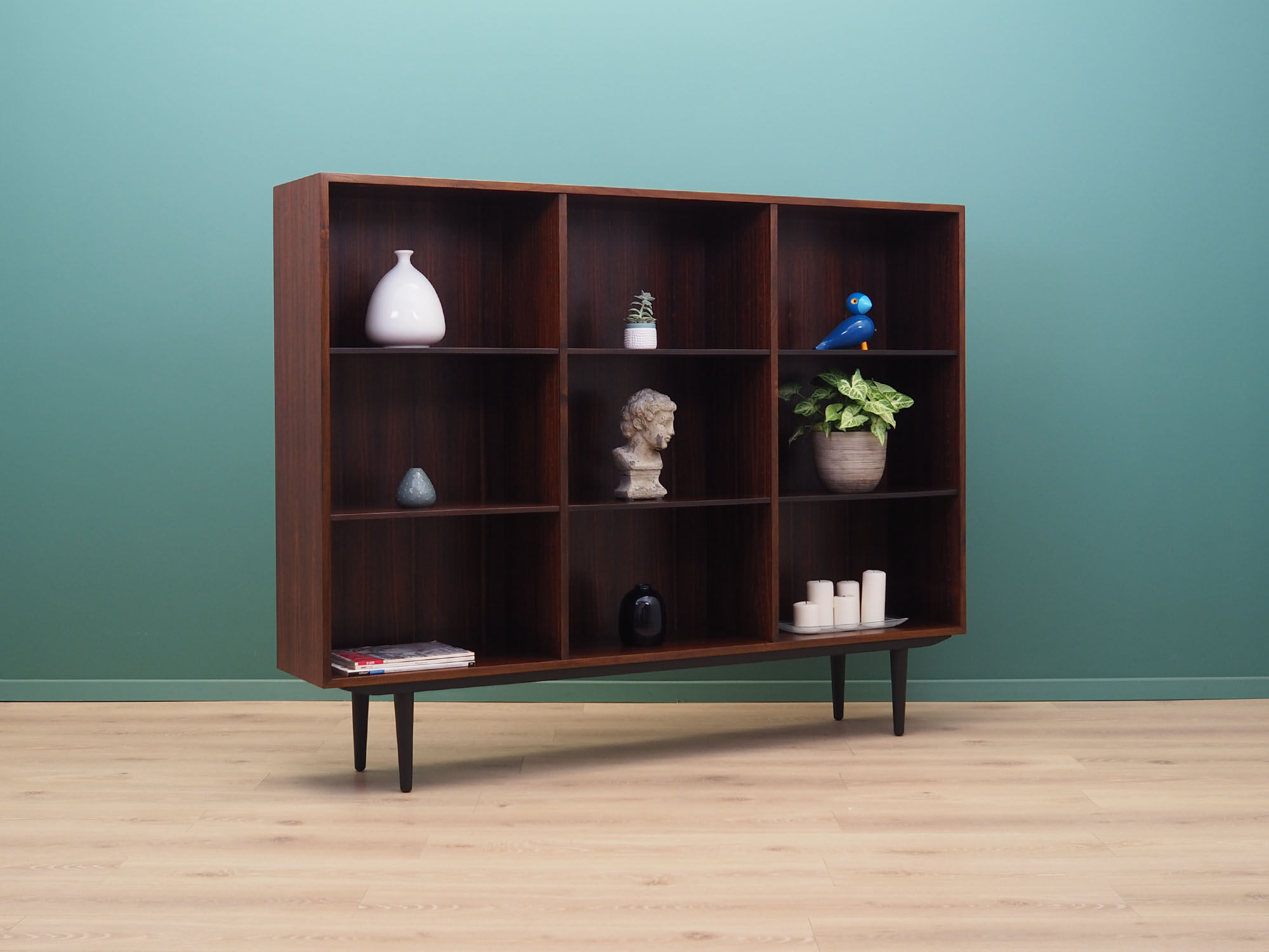 Rosewood bookcase, Danish design, 1960s, manufactured by Duba Møbelindustri