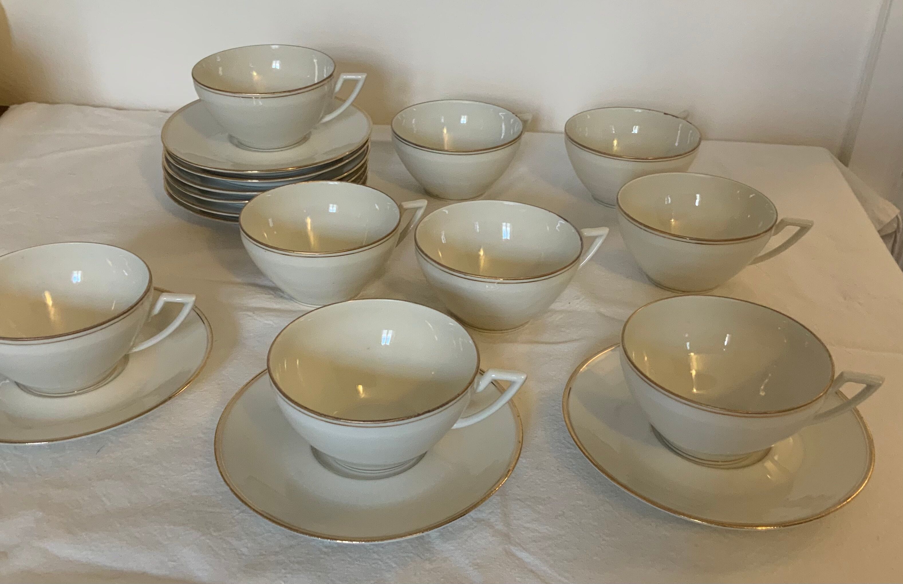 Limoges porcelain coffee service