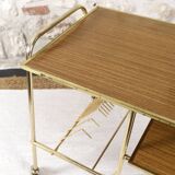 Vintage vinyl holder trolley