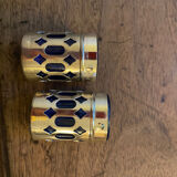 Vintage pepper shaker duo