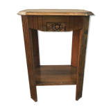 Ancienne table d’appointart deco bois vintage