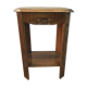 Ancienne table d’appointart deco bois vintage