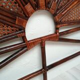 Rattan headboard and canning