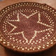 African woven wall basket  Boswana